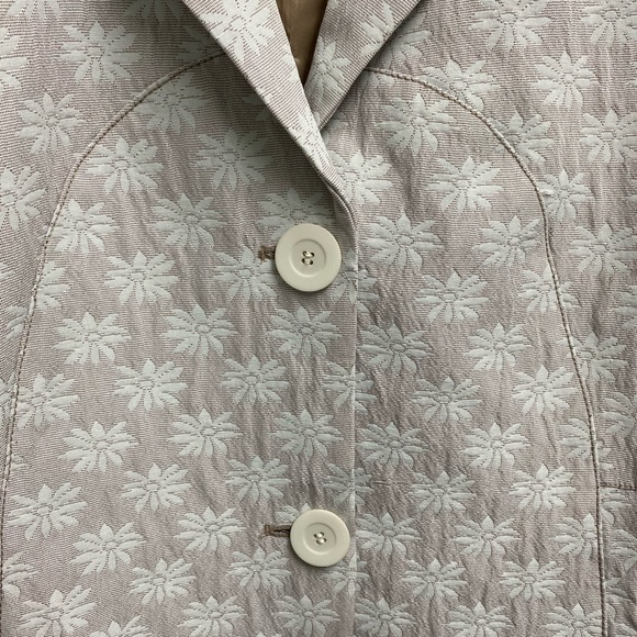 Max Studio Flax Floral Dress Jacket - Picture 4 of 8